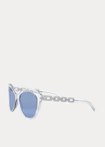 Gafas De Sol Ralph Lauren Mujer Azules / Blancos - Chain Butterfly - VDSRB7029